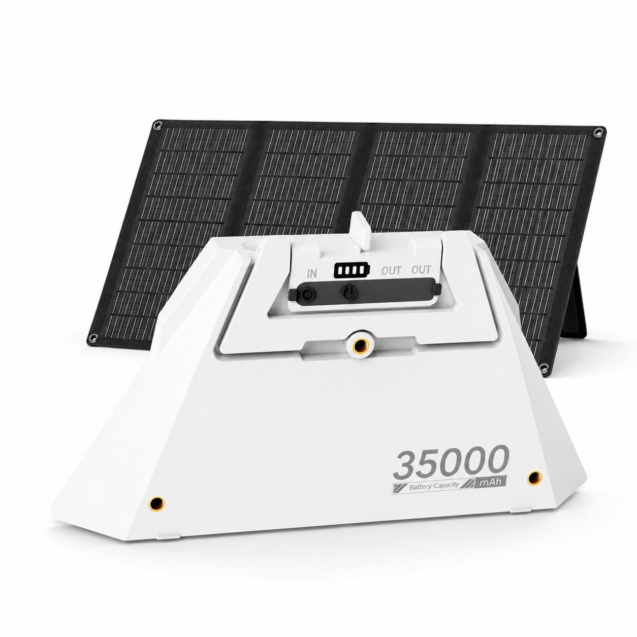 Elfcam - 127,75Wh Batterie Externe Clip-on pour Starlink Mini + Panneau Solaire 40W, Recharge Solaire, Autonomie Jusqu’à 6 Heures, 2xSorties DC & USB-C, Conforme aux Normes Aériennes