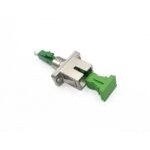 Elfcam® - Adaptador de fibra ótica para cabo monomodo simplex SC/APC fêmea para LC/APC macho, conjunto de 1 (REF: 13846)