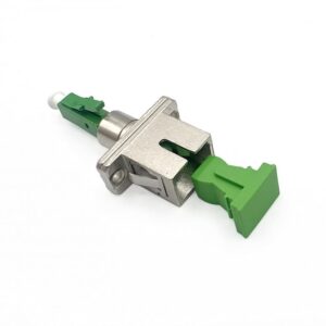 Elfcam® - Adaptateur à Fibre Optique Câble Monomode Simplex SC/APC Femelle à LC/APC Mâle, Lot de 1(REF:13846)