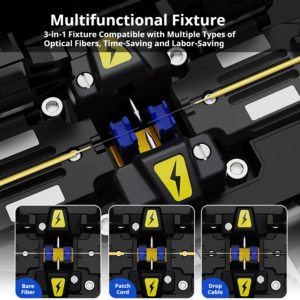 Soudeuse de fibres optiques K7 Pro – Haute précision ≤0,02 dB, écran tactile 5&Prime;, 6 moteurs, batterie 7800 mAh (240 c…