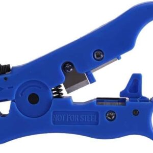 Elfcam® - Universel Dénudeur de Câbles Coaxiaux RG 59/6/7/11Pince à dénuder Coaxial Coax Câble