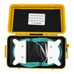 Elfcam® - Boîte de Câble de Lancement de Fibre Optique OTDR LC/UPC vers LC/UPC OM3 Multimode, OTDR Outil de Test de Fibre Optique Cable OM2/OM3/OM4/OM5, 300m