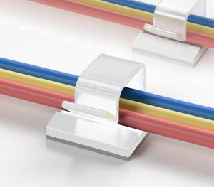 Elfcam® - Clips de Câble Adhésif pour Gestion de Câble Réseau Ethernet, Attache Fil et le Cordon dans la Maison ou le...