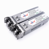 Paquete de 2 módulos transceptores de fibra óptica SFP de 1,25 Gbps, conector de fibra óptica LC/UPC multimodo dúplex 850 nm 550 M DDM (Ref:6598)