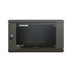 Armoire réseau 9U 19″ mural avec porte vitrée trempée, pour Rack Serveur et Équipement Réseau - 5mm Porte Verre Tre...