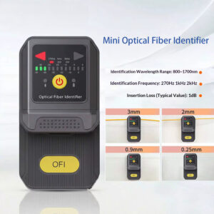 Elfcam – Identificateur de Fibre Optique FTTH,Détecteur de Fibre Active 1310/1490/1550 nm avec Indicateur de Directi…