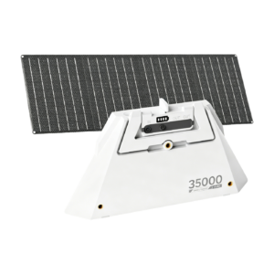 Elfcam - 127,75Wh Batterie Externe Clip-on pour Starlink Mini + Panneau Solaire 40W, Recharge Solaire, Autonomie Jusqu’à 6 Heures, 2xSorties DC & USB-C, Conforme aux Normes Aériennes