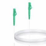 Elfcam® - Cabo de fibra ótica LC/APC para LC/APC, invisível/transparente, fibra ótica monomodo de 125 µm OS2, revestimento em nylon transparente, invisível e de fácil instalação (Ref.: 19707)