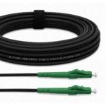 Cabo de fibra ótica com blindagem de aço, LC/APC para LC/APC, simplex, monomodo, LSZH (Ref.: 3311)