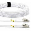 Elfcam® – LC/UPC Optical Fiber Cable – LC/UPC OM3 Duplex White (Ref: 9113)