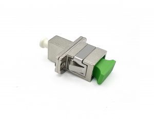 Elfcam® - Adaptateur/Coupleur pour Câble Fibre Optique SC/APC Femelle à LC/APC Femelle Monomode Simplex 9/125μm (Lot d...