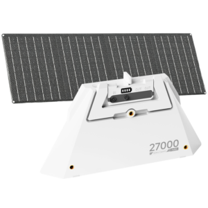 Elfcam - 99,9Wh Batterie Externe Clip-on pour Starlink Mini + Panneau Solaire 40W, Recharge Solaire, Autonomie Jusqu’à 5 Heures, 2xSorties DC & USB-C, Conforme aux Normes Aériennes