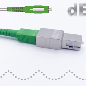 Atténuateur à Fibre Optique Fixe Monomode SC/APC, Lot de 2 (Ref:2978)