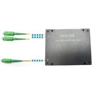 SC/APC PLC Singlemode-Glasfaser-Splitter (1×X) mit ABS-Kunststoffgehäuse (Ref:1856)