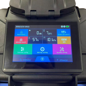 Soudeuse de fibres optiques K7 Pro – Haute précision ≤0,02 dB, écran tactile 5&Prime;, 6 moteurs, batterie 7800 mAh (240 c…