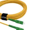 Cable de Fibra Óptica SC/APC a SC/APC OS2 Simplex Amarillo (Ref:11)