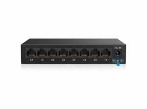 Elfcam - Switch Ethernet Gigabit 8 Ports, Switch RJ45 Gigabit Unmanaged, 8x Gigabit Base-T Ports, Commutateur Réseau Comp...