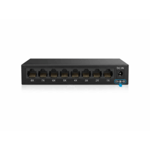 Elfcam - Switch Ethernet Gigabit 8 Ports, Switch RJ45 Gigabit Unmanaged, 8x Gigabit Base-T Ports, Commutateur Réseau Comp...