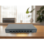 Switch de fibra ótica de 10 Gb compatível com Freebox Ultra e Orange Livebox, com 8 portas 10G SFP+ Plug & Play não gerido (8 portas 10GbE SFP+) (Ref.: 16462)
