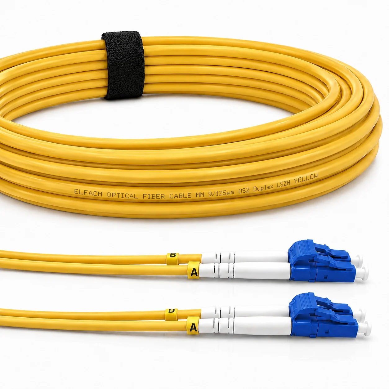 Câble à Fibre Optique LC/UPC á LC/UPC OS2 Duplex(Ref:425)