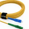 Elfcam® – Cable de Fibra Óptica Simplex Monomodo LC/APC a SC/UPC, Patch Cord Óptico LSZH de 9/125μm (REF: 19464)