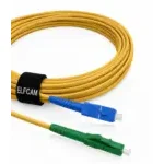 Elfcam® - Cabo de fibra ótica LC/APC para SC/UPC, monomodo, simplex, 9/125 μm, cabo ótico LSZH (REF: 19464)