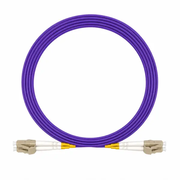 LC/UPC to LC/UPC OM4 Duplex Fiber Optic Cable (Ref:1410) | Elfcam