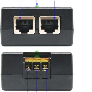 Injecteur PoE 150W Gigabit pour Starlink – Alimentation DC Pour Starlink Gen 2 48V / Starlink Gen 3 48V~57V, Vitesse…