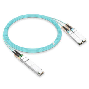 NVIDIA/Mellanox MFS1S50-V015E Compatible avec le Câble de Breakout Optique Actif InfiniBand HDR 200G QSFP56 vers 2 x 100G...