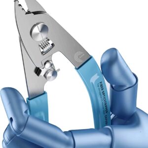 Elfcam® – Ciseaux Kevlar pour Fibre Optique + Pince 3 en 1 à Dénuder Ergonomiqu (combinatoire)