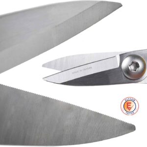 Elfcam – Kevlar Scissors for Fiber Optics, Super Multi Cutter Made in High Carbon Alloy Steel, Serrated Blade Shear …