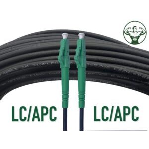 Elfcam® – Câble à fibre optique pour usage extérieur, LC/APC vers LC/APC OS2 Simplex, monomode, diamètre du câble 5,…
