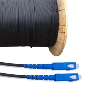 Elfcam® – Cordon Fibre Optique pour Extérieur SC/UPC vers SC/UPC OS2 Simplex Monomode Diamètre de câble 5,0mm(REF:13…