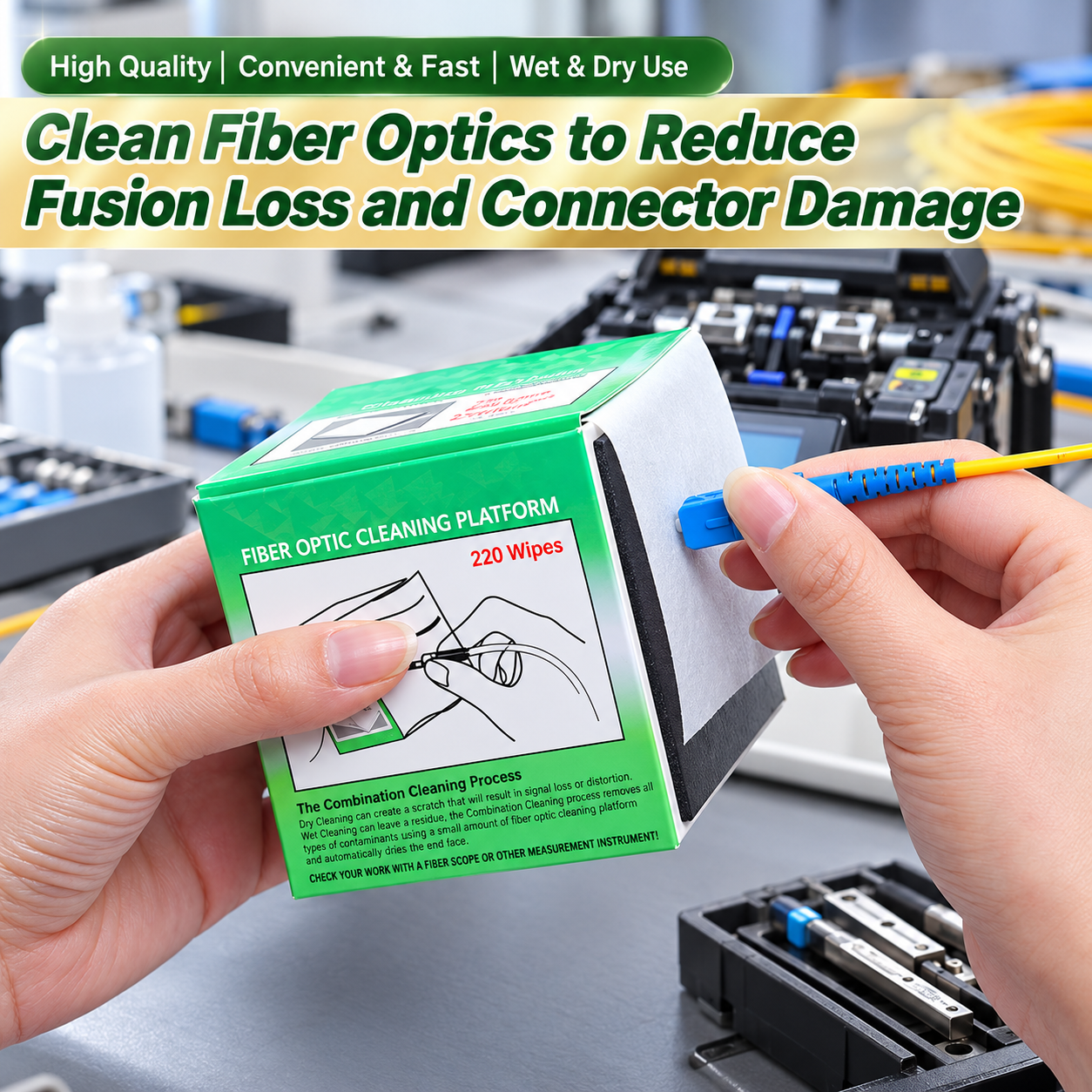 Wipe Paper High Quality Fiber Cleaning platform- 280 Wipes (Ref:2741) - Image 3