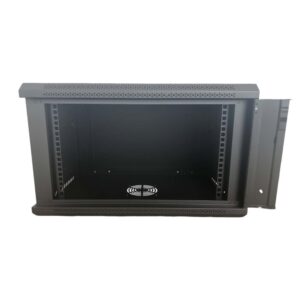 Armoire Murale Compacte 6U pour Rack Serveur et Équipement Réseau – 5mm Porte Verre Trempé, Capacité 100kg, Certific…