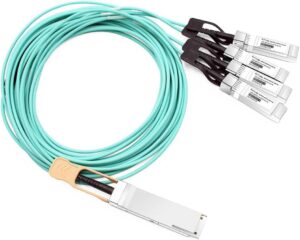 Câble optique actif 100G QSFP28 vers 4x25G SFP28, breakout haute vitesse, compatible avec Arista (Ref: 28309)