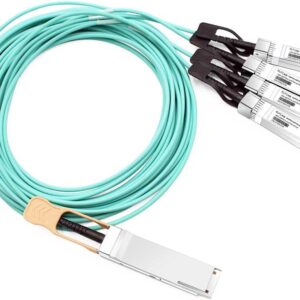 Câble optique actif 100G QSFP28 vers 4x25G SFP28, breakout haute vitesse, compatible avec Arista (Ref: 28309)
