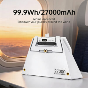 Elfcam – 99,9Wh Batterie Externe Clip-on pour Starlink Mini,Autonomie Jusqu’à 5 Heures, 2xSortie DC & USB-C, Su…