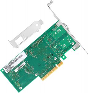 Elfcam® – 10Gb SFP+ Carte Réseau, Intel X520-DA1-82599EN Chip, 10Go PCI Express x8 LAN Adapter, 10Gb NIC pour Windows Ser…