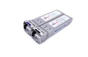 1 Paire 10Gbps SFP+ BiDi Module de Transceiver à Fibre Optique 1310/1490nm, avec la Fibre Port LC Simplex Monomode, Compa...
