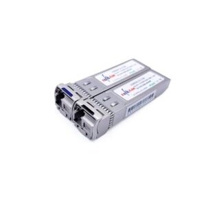 1 Paire 10Gbps SFP+ BiDi Module de Transceiver à Fibre Optique 1310/1490nm, avec la Fibre Port LC Simplex Monomode, Compa...