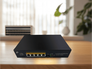Elfcam® – Switch Géré 10Gb pour Maison & Bureau – 1 Port SFP+ 10G + 5 Ports RJ45 10GbE – Compatible Freebox Ult…