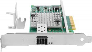 Elfcam® – 10Gb SFP+ Carte Réseau, Intel X520-DA1-82599EN Chip, 10Go PCI Express x8 LAN Adapter, 10Gb NIC pour Windows Ser…