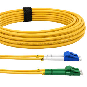 LC/APC to LC/UPC Single Mode Duplex Fiber Optic Cable (Ref:3894)