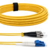 ST/UPC to LC/UPC OS2 Duplex Fiber Optic Cable (Ref:3949)