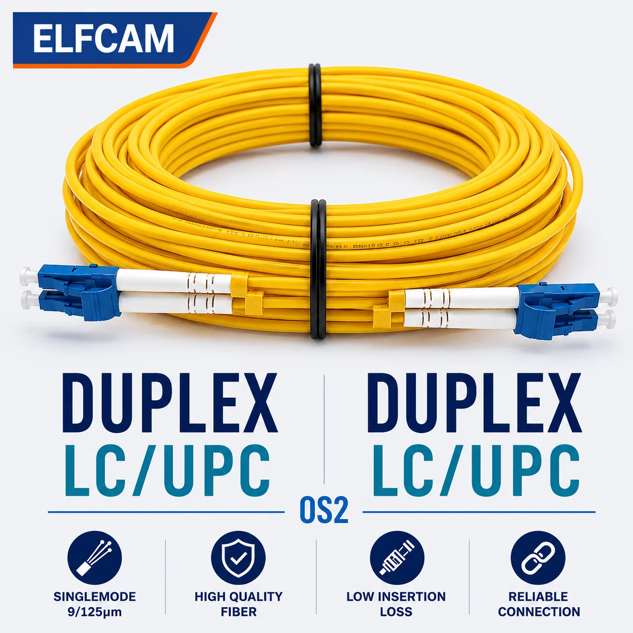 Câble à Fibre Optique LC/UPC á LC/UPC OS2 Duplex(Ref:425) – Image 5