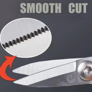 Elfcam® – Ciseaux Fibre Optique Kevlar pour Techniciens – Outil Professionnel Multifonction Coupe Câbles Soupl…