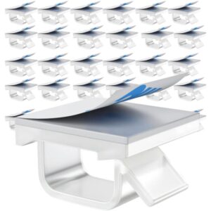 Elfcam® – Clips de Câble Adhésif pour Gestion de Câble Réseau Ethernet, Attache Fil et le Cordon dans la Maison ou l…