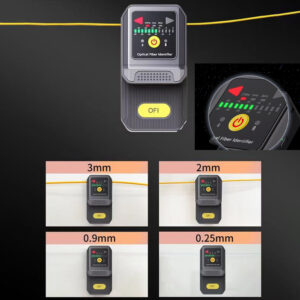 Elfcam – Identificateur de Fibre Optique FTTH,Détecteur de Fibre Active 1310/1490/1550 nm avec Indicateur de Directi…