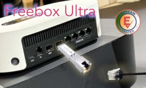 10Gb SFP+ en RJ45 pour Cisco et Freebox Ultra, 10Go SFP+ Module 10Gbase-T-30m avec Cat 6A Câble Réseau